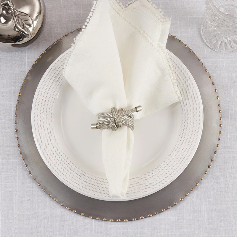 Porte-serviettes en fer, Argent