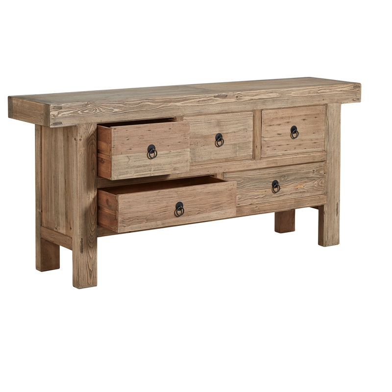 Old Pine 77'' W Solid Wood Sideboard
