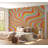 Premium Wallpaper Wall Mural - Psychedelic Waves-610825248