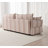 Fred 86.6" Smart Storage Sofa with Under-Seat Compartment, Premium Striped Fabric, Easy Assembly, Apartment Friendly for Living Room & Small Spaces-85055479