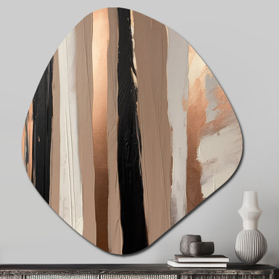 Echeverria - Abstract Unique Shape Metal Wall Art, Modern Asymmetrical Metal Art Print