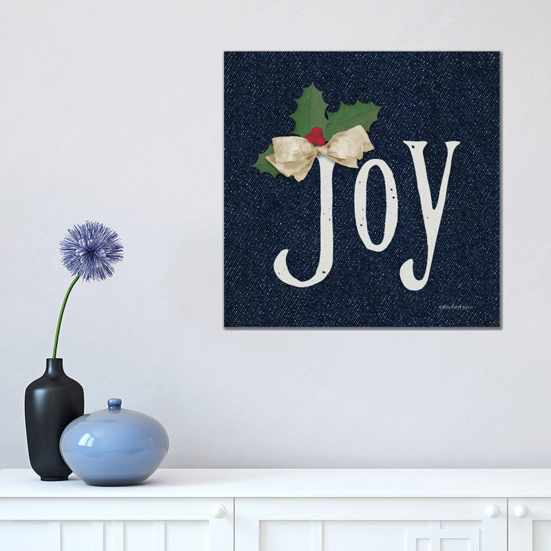 Joy by Bluebird Barn - Wrapped Canvas Print, 45.72 cm H x 45.72 cm W x 3.175 cm D