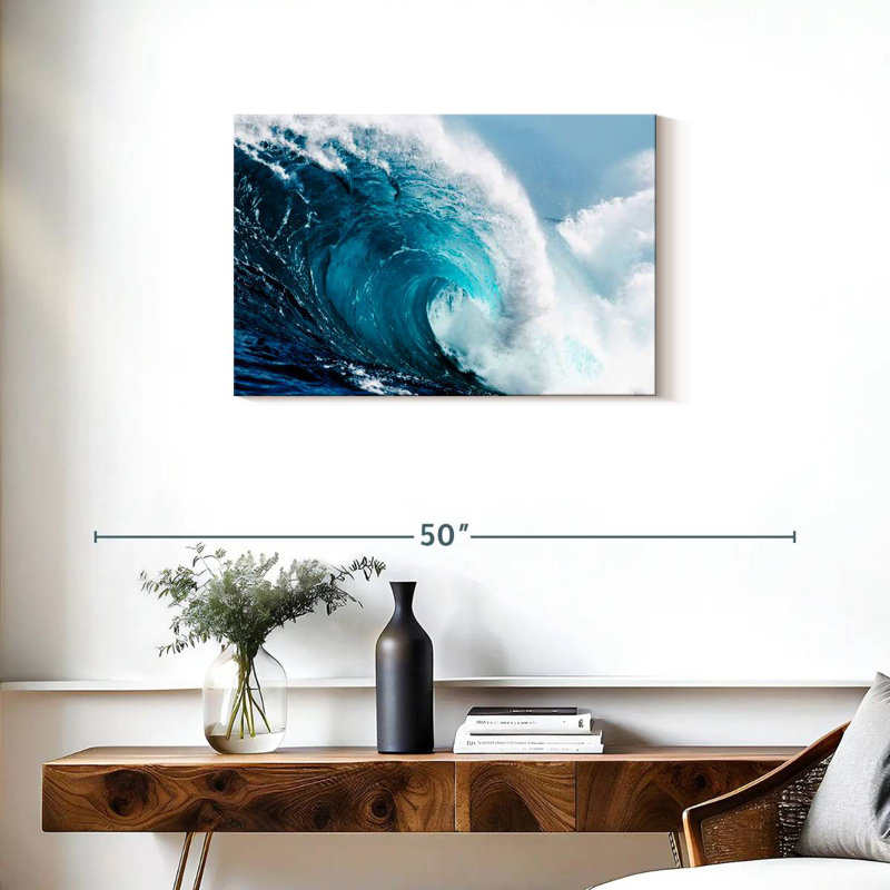Gillard Raw Ocean Waves, 20" H x 30" W