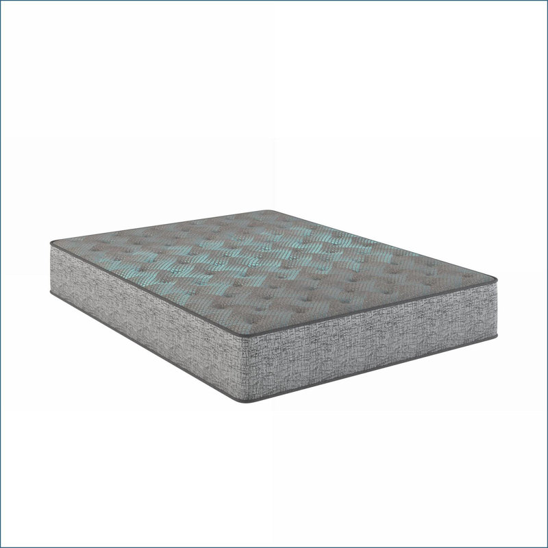 Mattresses, Restonic Comfort Care 11” Hybrid King Mattress, Medium Comfort with Pocketed Coils | Foam | Grey+Blue, King, 11"
