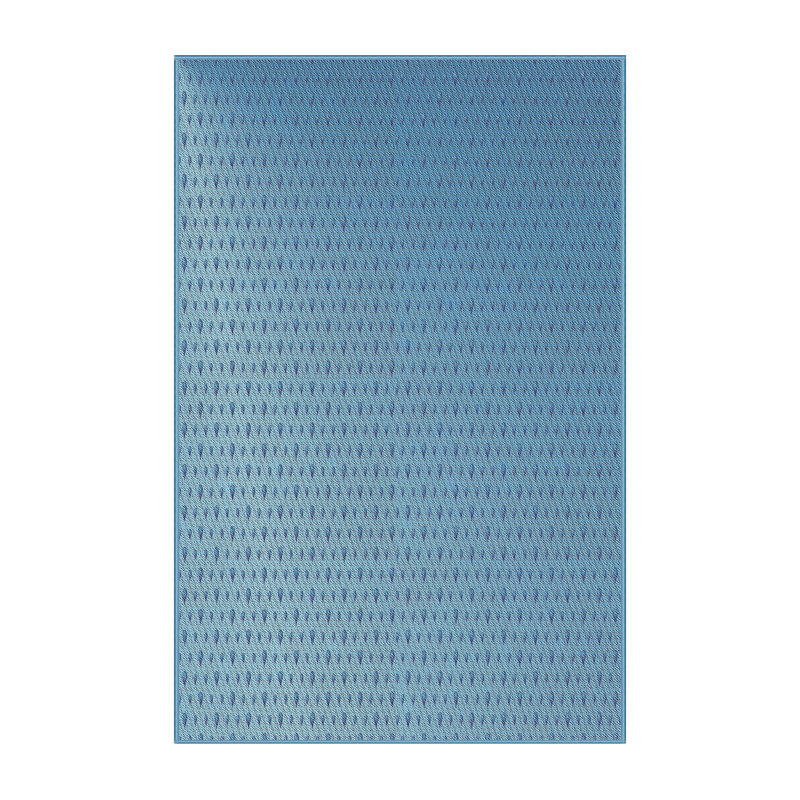 Tapis de zone bleue à motifs, Rectangle 5 pi x 7 pi