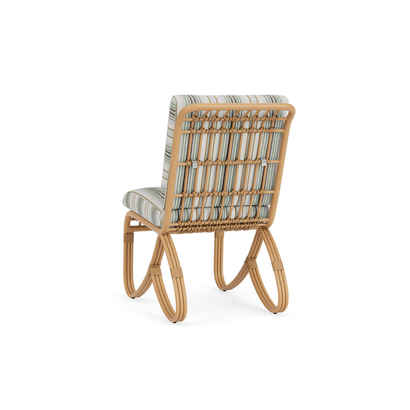 Riviera Outdoor Dining Side Chair, Jansen Eucalyptus