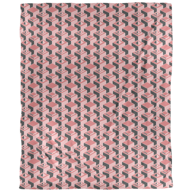 Tissu skyscrapers, Rouge, L 60 po x l 36 po, Polyester filé