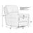 Nicey Italian Leather Match Power Recliner-50597936