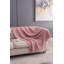 Jeté 50x60 "en coton rose avec pampilles-132945416