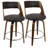 Betuel Swivel Upholstered Counter Stool-106885321-106885322