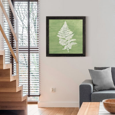 «Forest Ferns IV» - Toile encadrée de qualité supérieure - Prêt à accrocher - Reproduction de photo encadrée sur toile