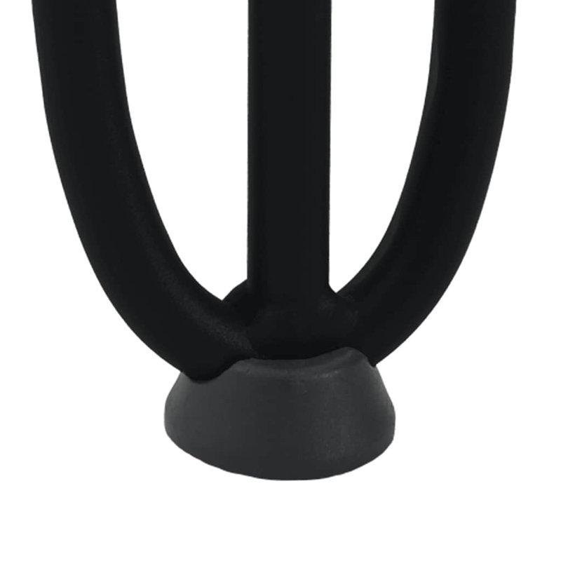 Aurbree Table Leg, 20cm H x 12cm W x 12cm D, Black