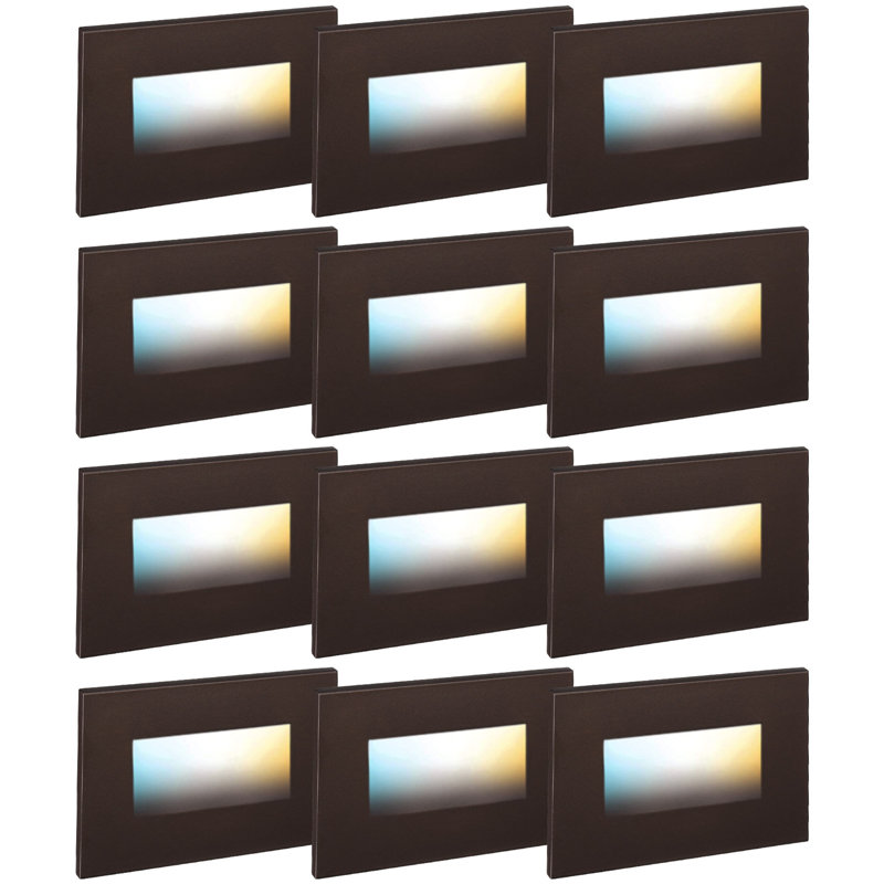 LED Aluminum Stair Light Color Temperature Selectable, Oil Rubbed Bronze
