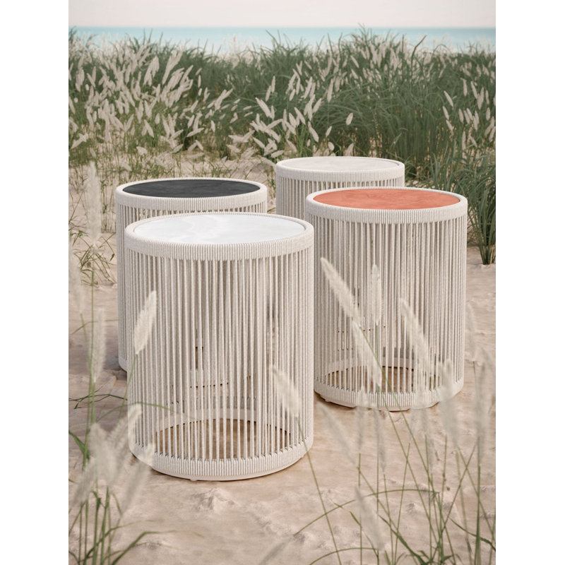 Malta Side Table - Dekton Top, Birch, Helena