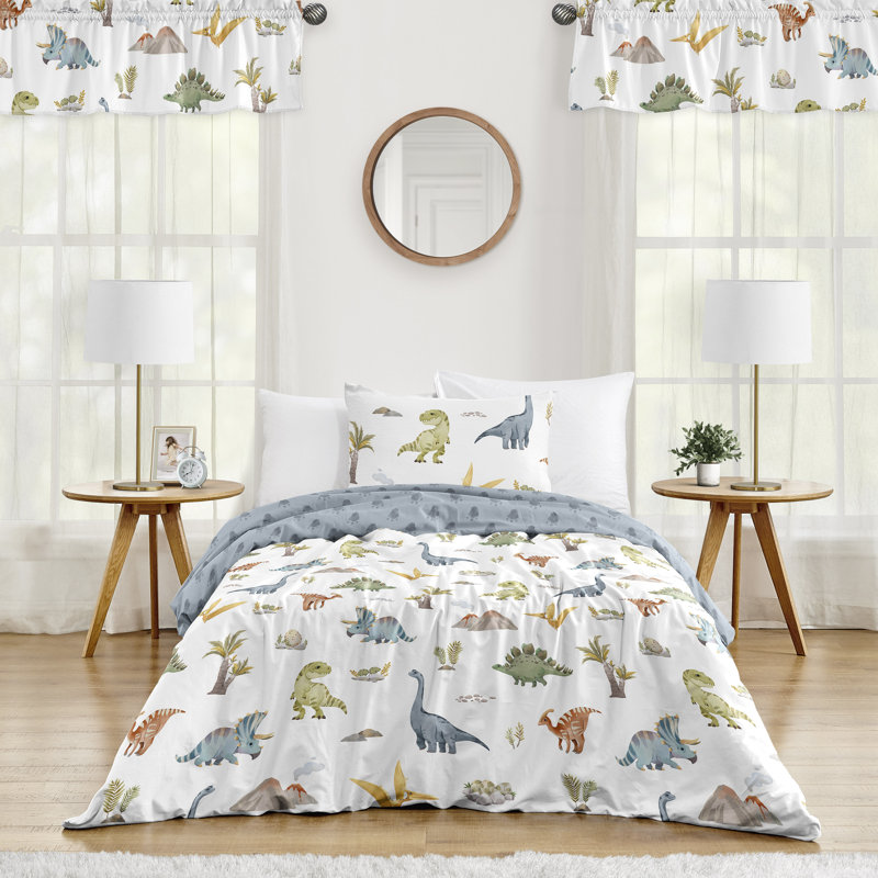 Ensemble d'édredon pour lit simple en microfibre brossée 2 pièces