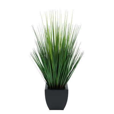Herbe de roseau artificielle 21 po en pot