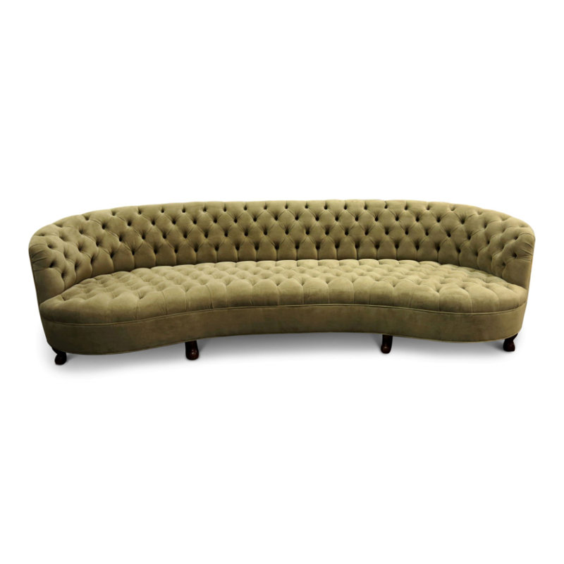 Vaughn Velvet Tufted Sofa