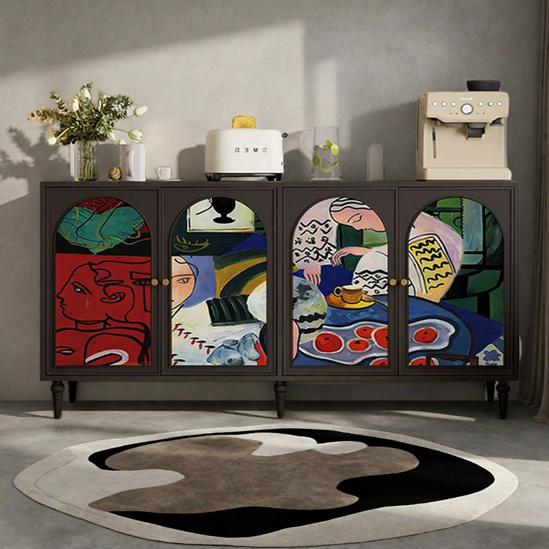 Buffet multifonctionnel Creative art, Noir