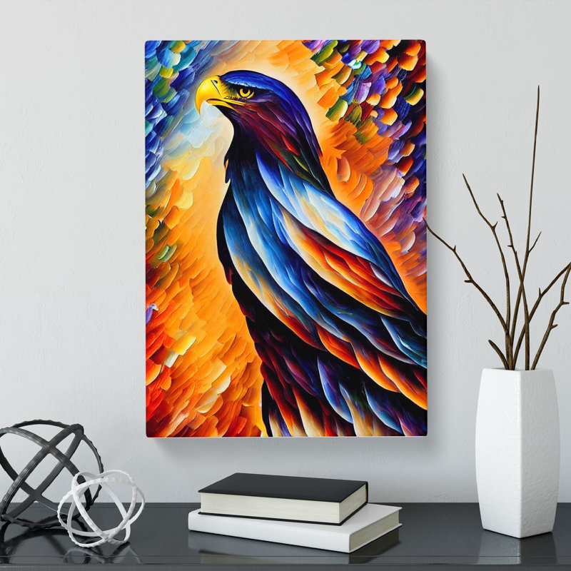 Benkelman Eagle Vol.4 - Wrapped Canvas Print, 50cm H x 35cm W x 3cm D
