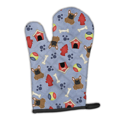Caroline's Treasures Dog House Polyester Oven Mitt