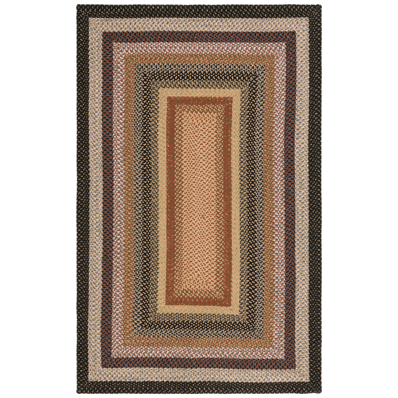 Aylward Striped Multi Indoor/Outdoor Rug, Square 122 cm