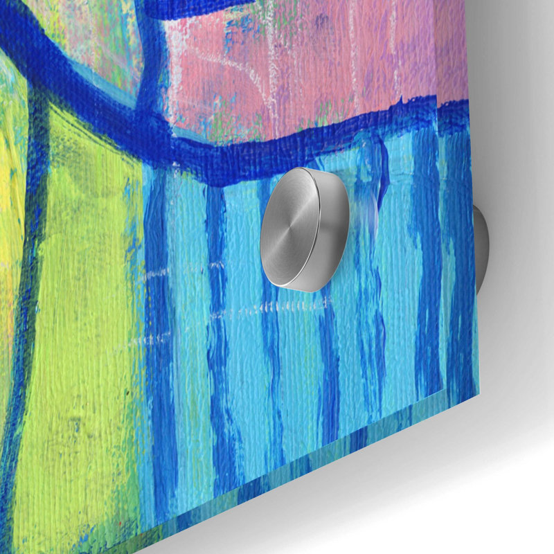 «Strain Glass Composition I» par Tim O'Toole, art mural en verre acrylique, H 36 po x l 24 po x P 0,2 po