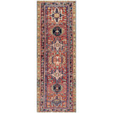 Antique One Of A Kind One-of-a-Kind 2'6" X 7'7" Hand Knotted Area Rug