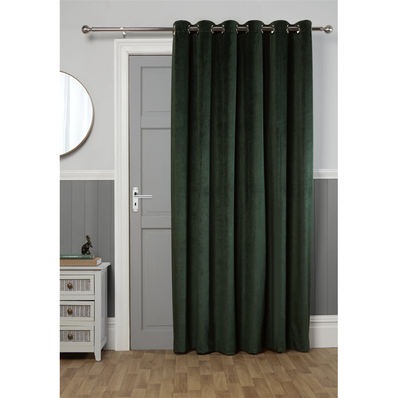 Baford Room Darkening Curtains, Green