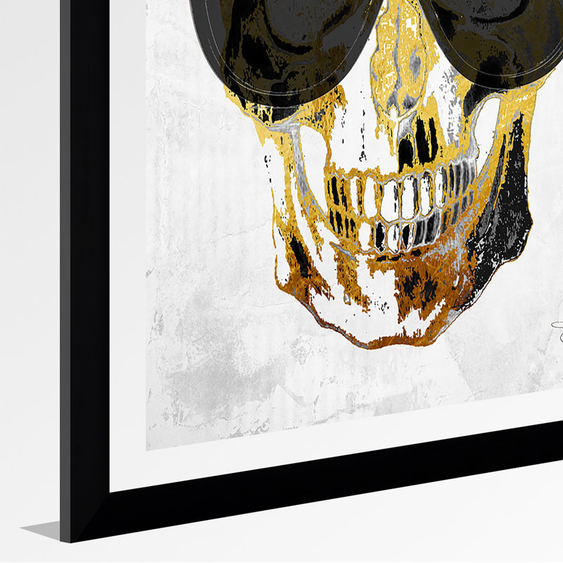 «Shades», reproduction d'impression sur toile encadrée, H 39,5 po x l 27,5 po x P 0,75 po, Acrylique avec cadre noir