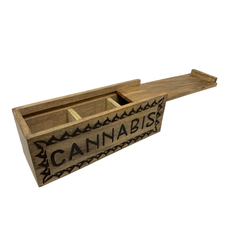 Boîte de rangement pour cannabique - Naturel
