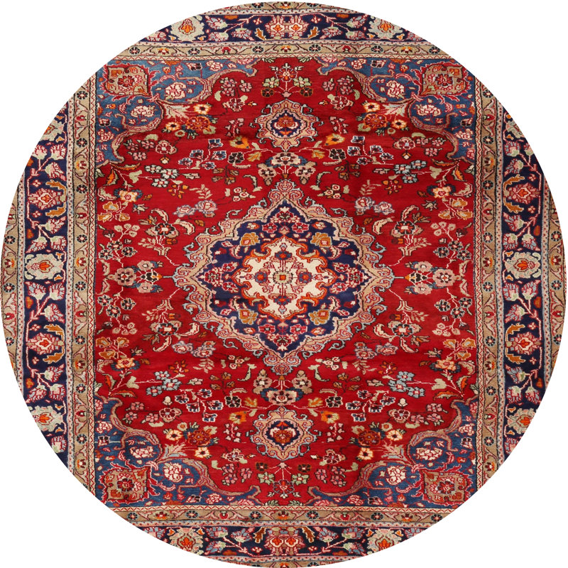 Pitkin Oriental Indoor Rug, Round 8'