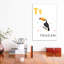 Alphabet Flash Cardes T - impression d'art graphique-52837217-52837224-52837219