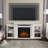 Calie 67'' TV Stand with Fireplace-24362702