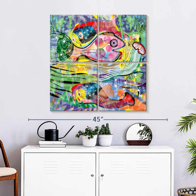 Brampt Mariscos, 32" H x 32" W