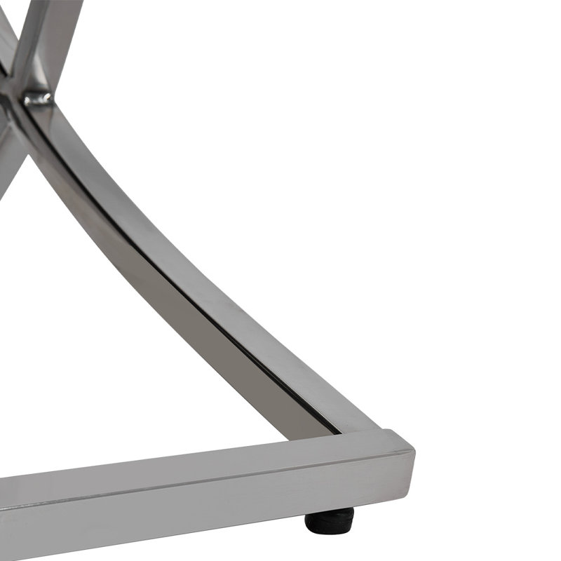 Geneva Upholstered Dining Chairs with Metal Base, Beige