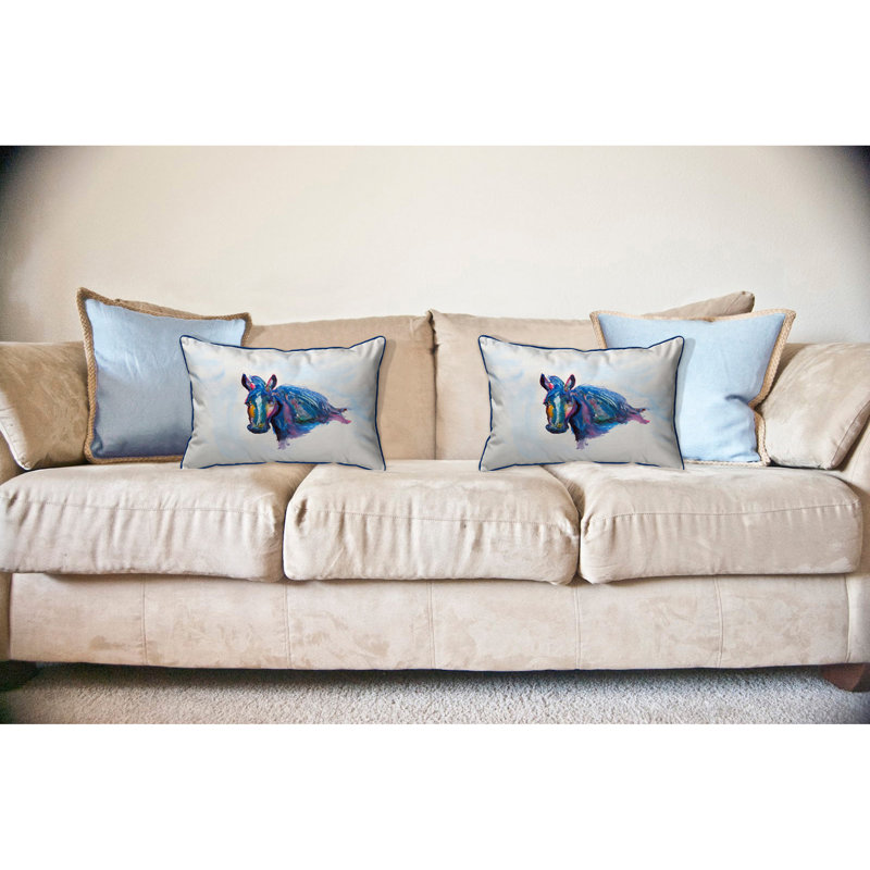  Housse de coussin rectangulaire d'extérieur Old Insert, 16 po x 20 po