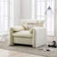 Fauteuil d'appoint simple surdimensionné-130549323