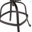 Tabouret pivotant en fonte d'aluminium