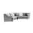 Velvet Curved Sofa-2006709728