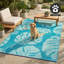Tapis d'extérieur imperméable en plastique recyclé - Alesander - 5 pi x 8 pi