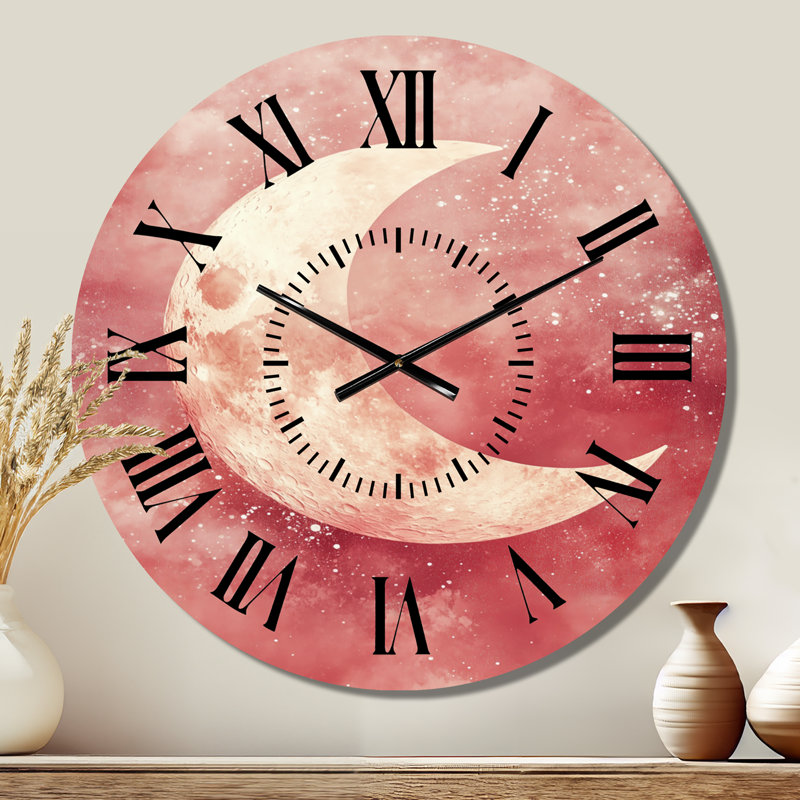 Horloge murale bohème en métal Ragsdale II, Médium