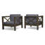 Fauteuil d'extérieur avec coussins Damico-1824226040
