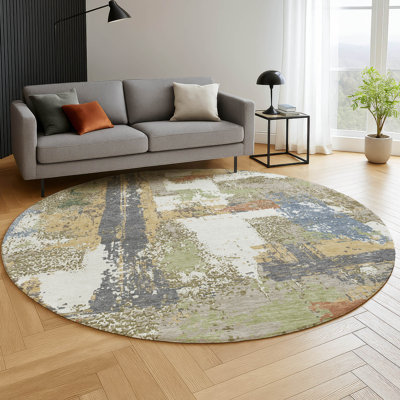 Premium Machine Washable Mayfield AMF2212 abstract Rug