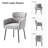 Turgeon Boucle Mid-Century Modern 19"H Dining Chair with Adjustment Feet-98270818
