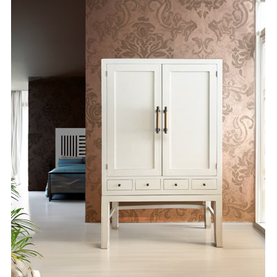 110cm Solid Wood Sideboard