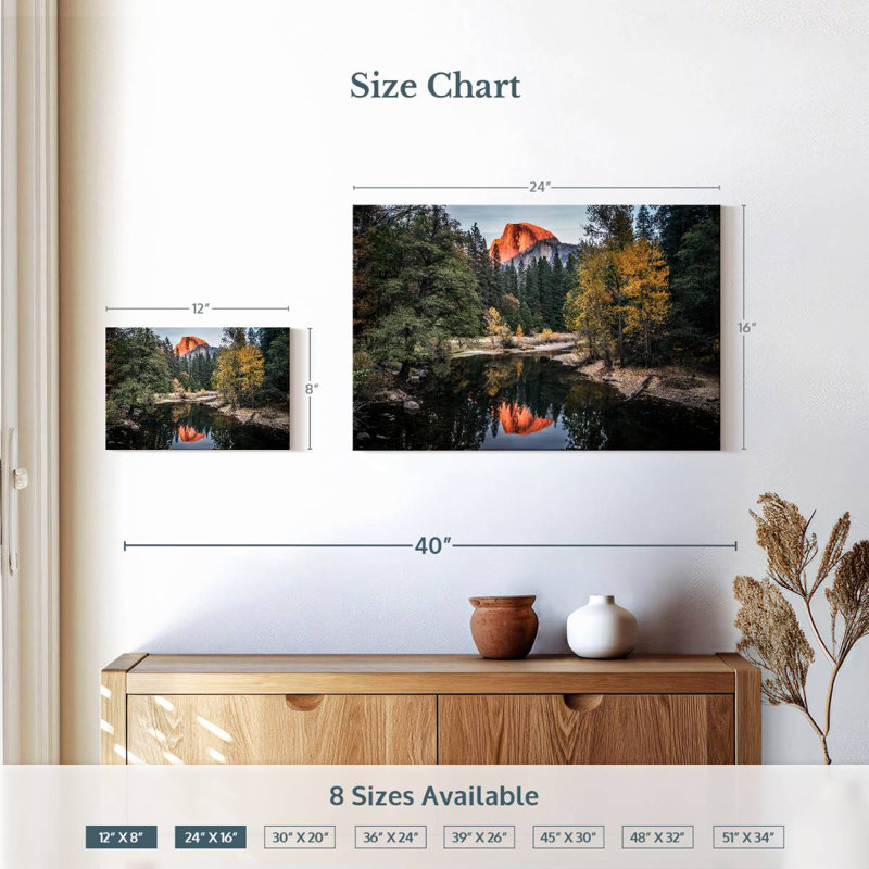 Alvord Yosemite Glassy Creek, H 16 po x l 24 po