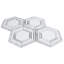 Interspace Natural Stone Honeycomb Marble Look Mosaic Wall Tile-1609017087