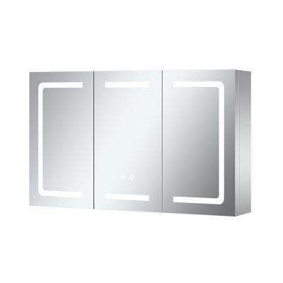 Armoire à pharmacie avec miroir et DEL H 39,6 po x l 23,6 po Gerding