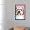 «Shih Tzu On Pink» par Kirstin Wood, impression sur toile