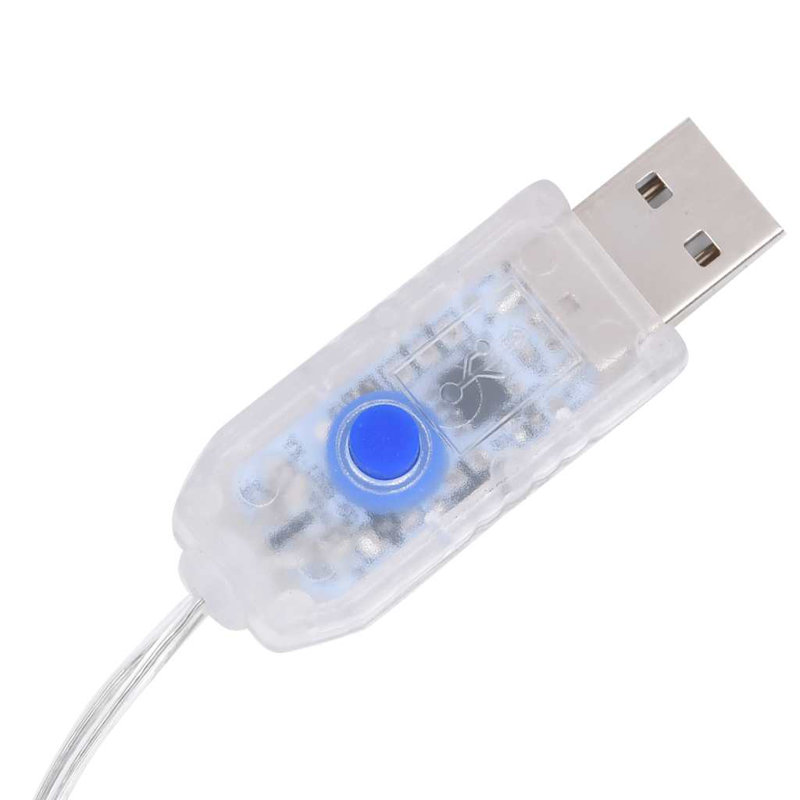 Fairy Lights Remote Control Hanging Star and Moon Lights with 138 LEDs, Warm White